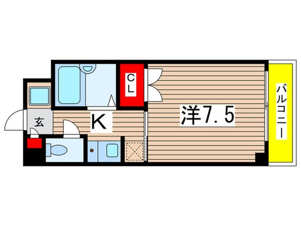 シーアイマンション川名の物件間取画像